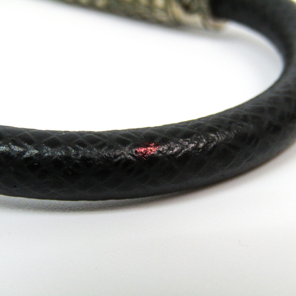 Louis Vuitton Taiga Brass Digit M6629 Leather,Metal Bangle Ardoise,Silver - Picture 5 of 6